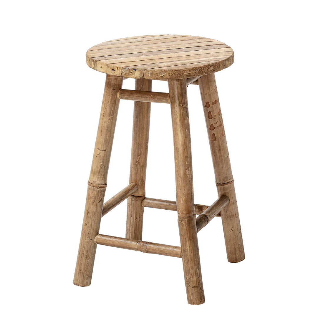 BLOOMINGVILLE Sole Taburet, Natur, Bambus - D30xH50 cm - DesignGaragen.dk.