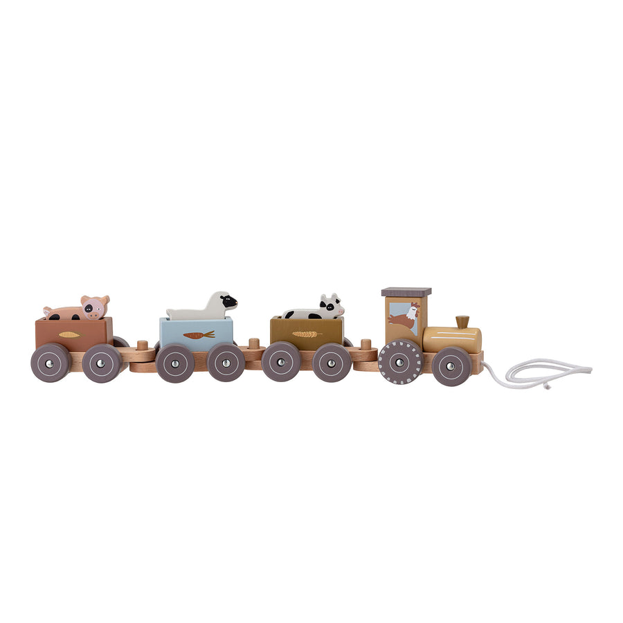 BLOOMINGVILLE MINI Rolla Trækkedyr, Grå, Lotus - L40xH8,5xW6,5 cm - DesignGaragen.dk.