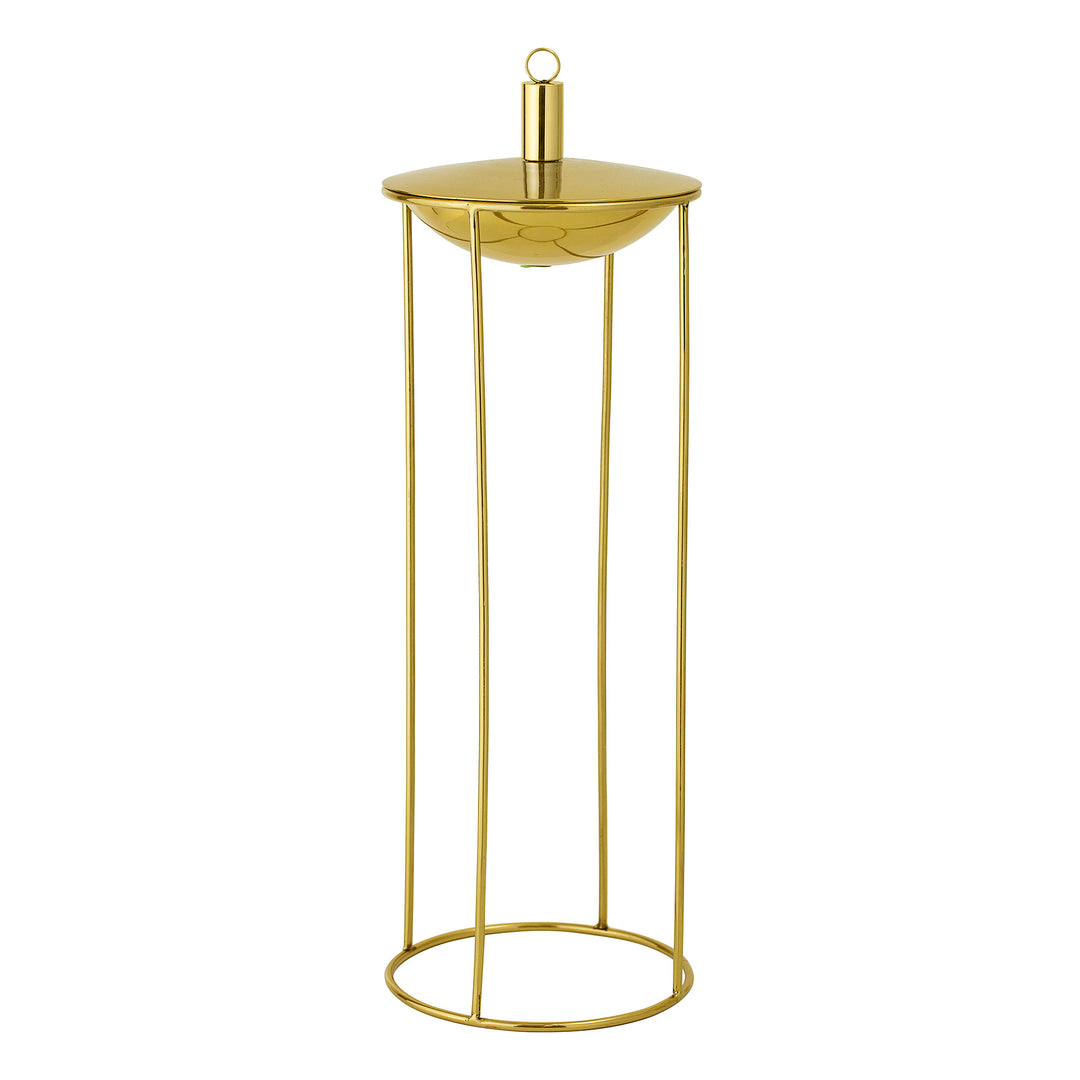 BLOOMINGVILLE Olie Lampe, Guld, Metal - D19xH57 cm - DesignGaragen.dk.