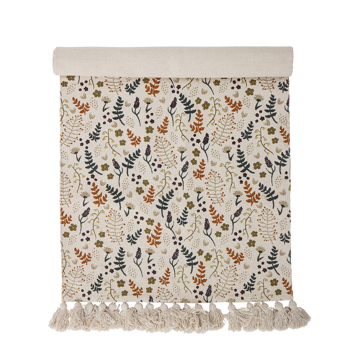 BLOOMINGVILLE MINI Filipa Tæppe, Natur, Bomuld - L120xW65 cm - DesignGaragen.dk.