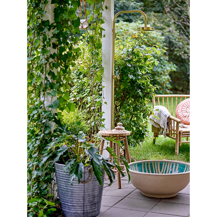 BLOOMINGVILLE Sole Taburet, Natur, Bambus - D30xH50 cm - DesignGaragen.dk.