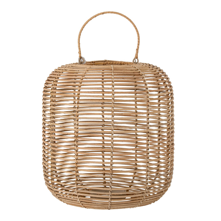 BLOOMINGVILLE Nei Lanterne m/Glas, Natur, Rattan - D35xH47 cm - DesignGaragen.dk.