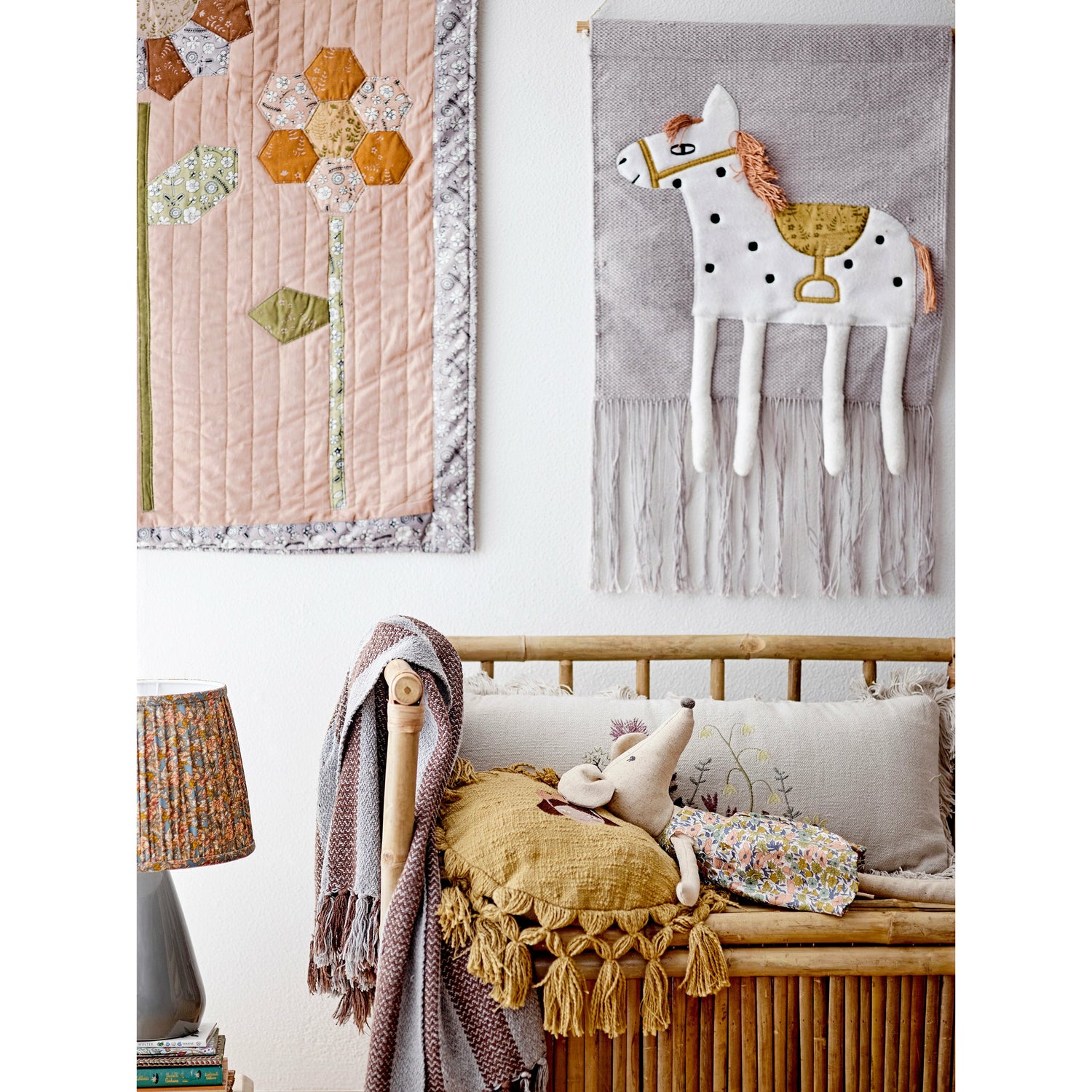 BLOOMINGVILLE MINI Philine Soft Toy, Natur, Bomuld - L18xH53,5xW15,5 cm - DesignGaragen.dk.