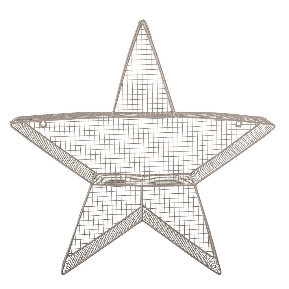 BLOOMINGVILLE MINI Helvig Display kasse, Natur, Metal - L63xH62xW13 cm - DesignGaragen.dk.