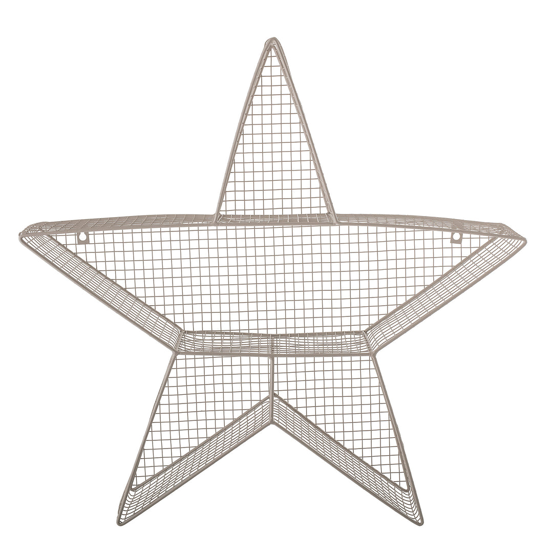 BLOOMINGVILLE MINI Helvig Display kasse, Natur, Metal - L63xH62xW13 cm - DesignGaragen.dk.