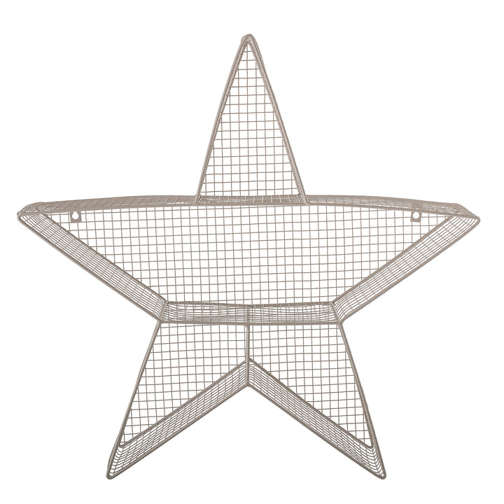 BLOOMINGVILLE MINI Helvig Display kasse, Natur, Metal - L63xH62xW13 cm - DesignGaragen.dk.