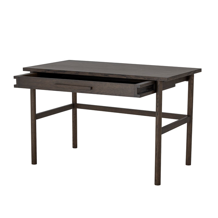 BLOOMINGVILLE Wells Skrivebord, Brun, Ege Finer - L120xH76xW65 cm - DesignGaragen.dk.