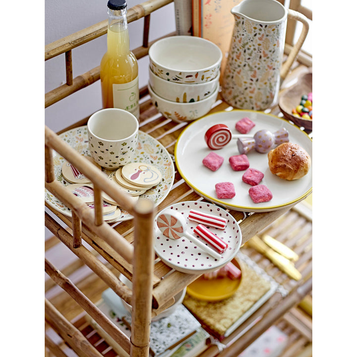 BLOOMINGVILLE MINI Mylie Bakke, Natur, Stentøj - D23xH5 cm - DesignGaragen.dk.
