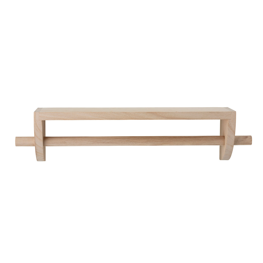 BLOOMINGVILLE MINI Mingus Hylde, Natur, Kejsertræ - L60xH14xW12 cm - DesignGaragen.dk.