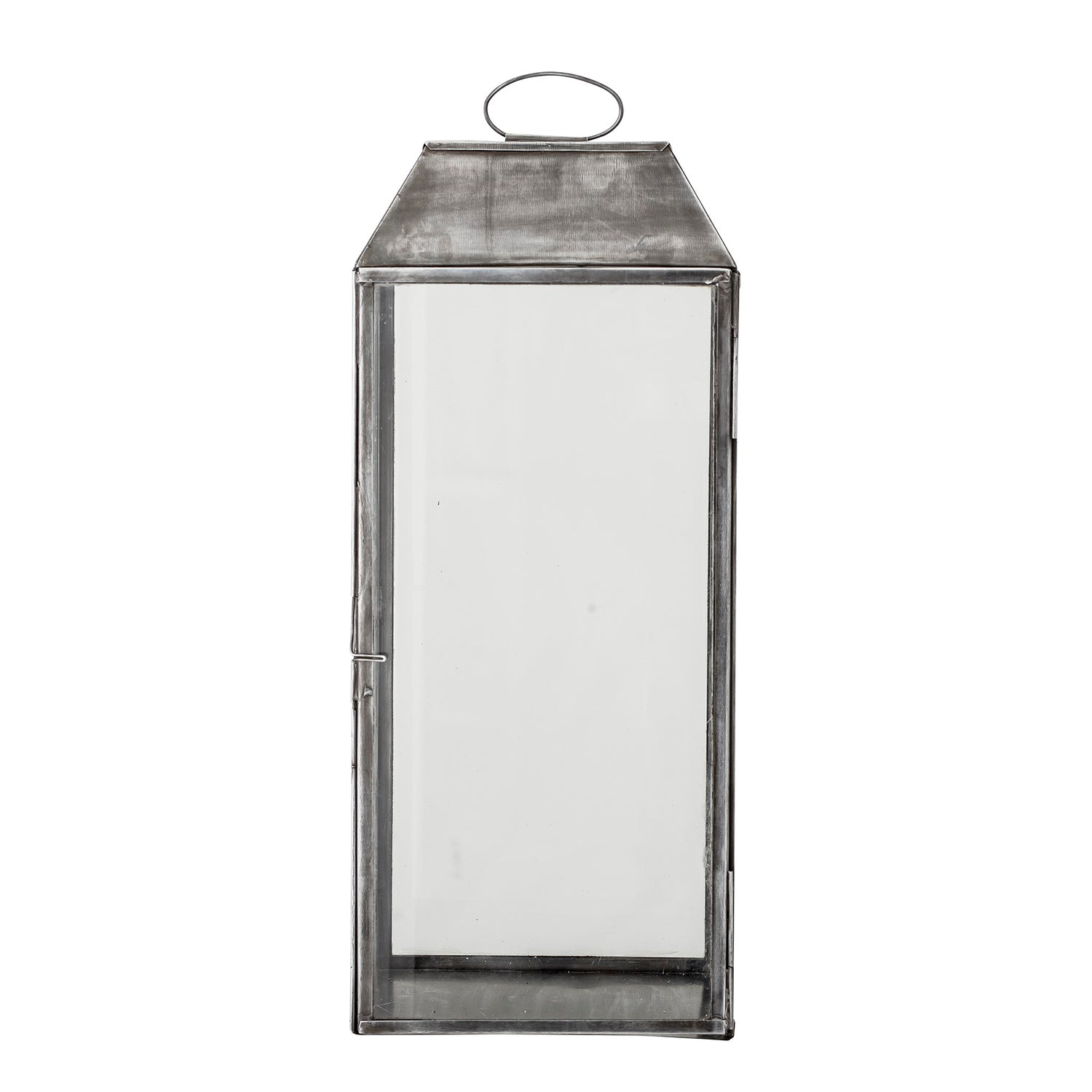 BLOOMINGVILLE Ejlar Lanterne, Grå, Metal - L20xH48xW20 cm - DesignGaragen.dk.