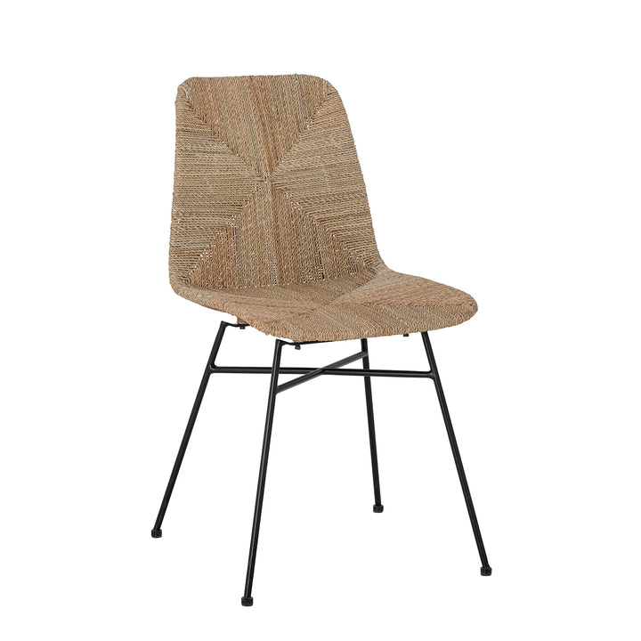 BLOOMINGVILLE Nor Spisestol, Natur, Lampakanay - L43xH84xW56 cm - DesignGaragen.dk.