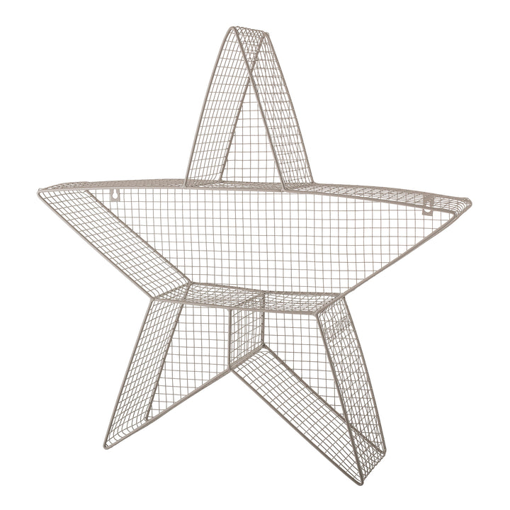 BLOOMINGVILLE MINI Helvig Display kasse, Natur, Metal - L63xH62xW13 cm - DesignGaragen.dk.