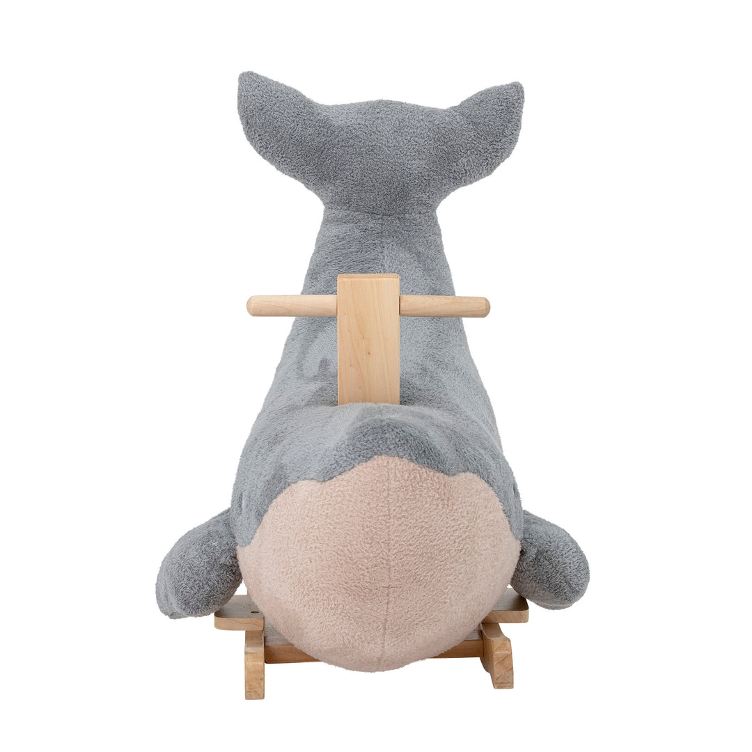 BLOOMINGVILLE MINI Moby Gyngehest, Hval, Blå, Polyester - L83xH59xW37 cm - DesignGaragen.dk.
