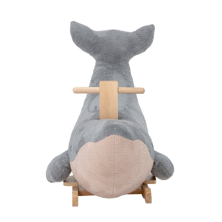 BLOOMINGVILLE MINI Moby Gyngehest, Hval, Blå, Polyester - L83xH59xW37 cm - DesignGaragen.dk.