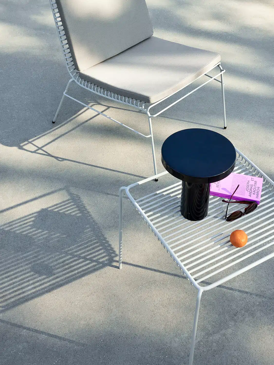 String Loungestol Lysegrå
