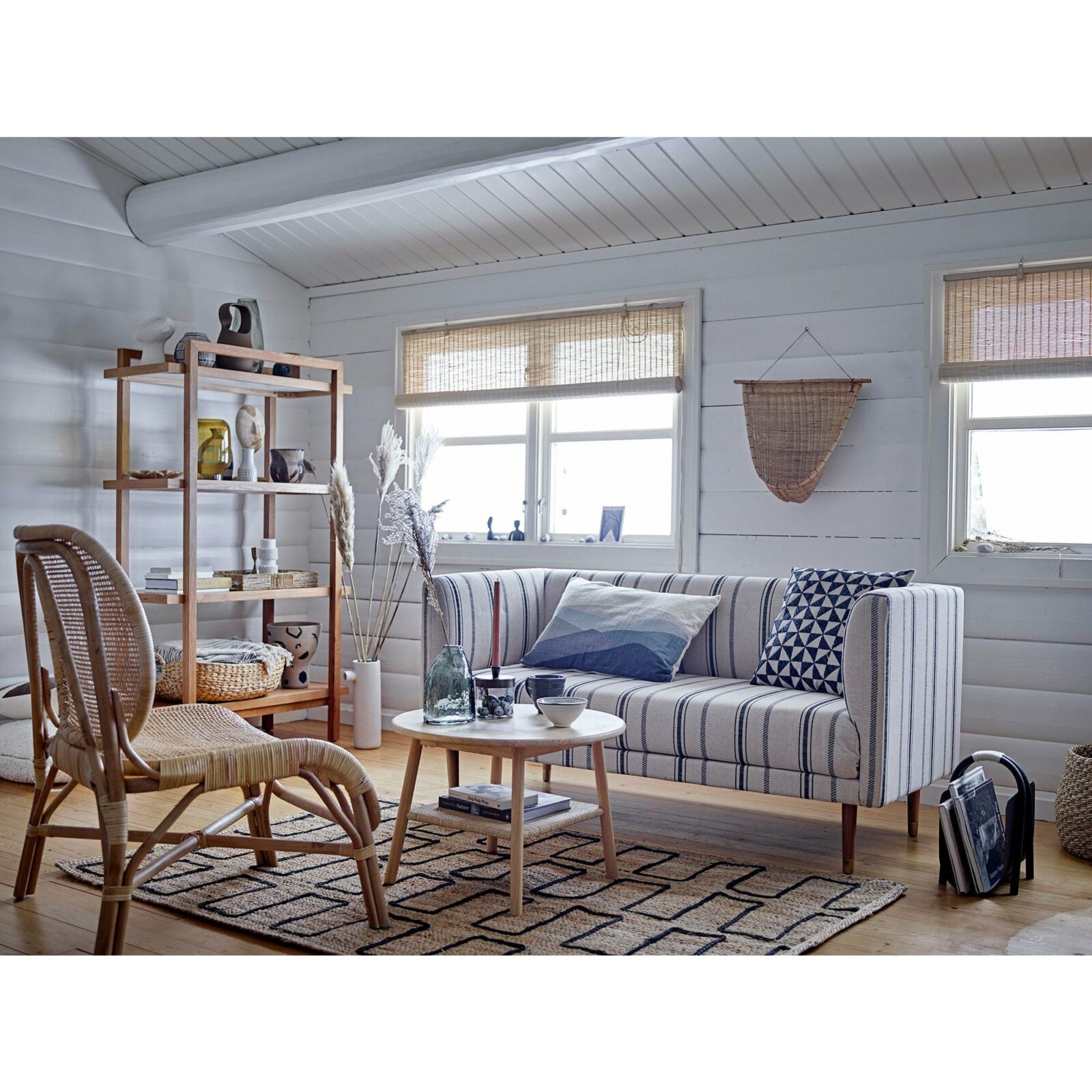 Bloomingville Rosen Lounge Stol, Natur, Rattan