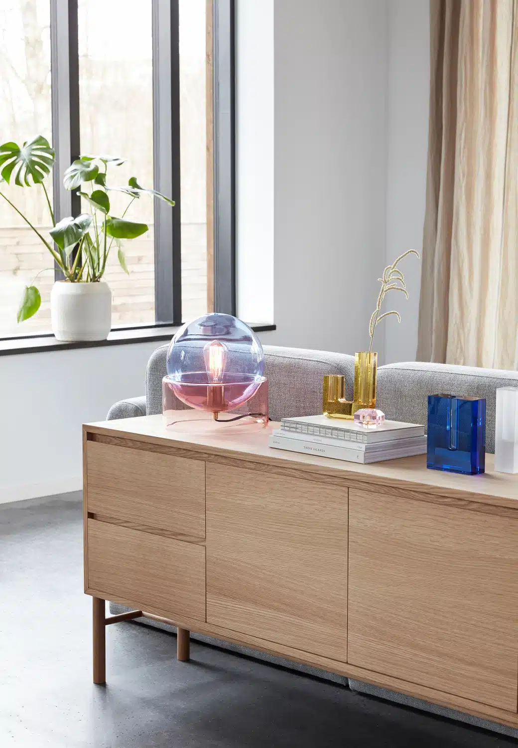 Block Vase Smal Frosted