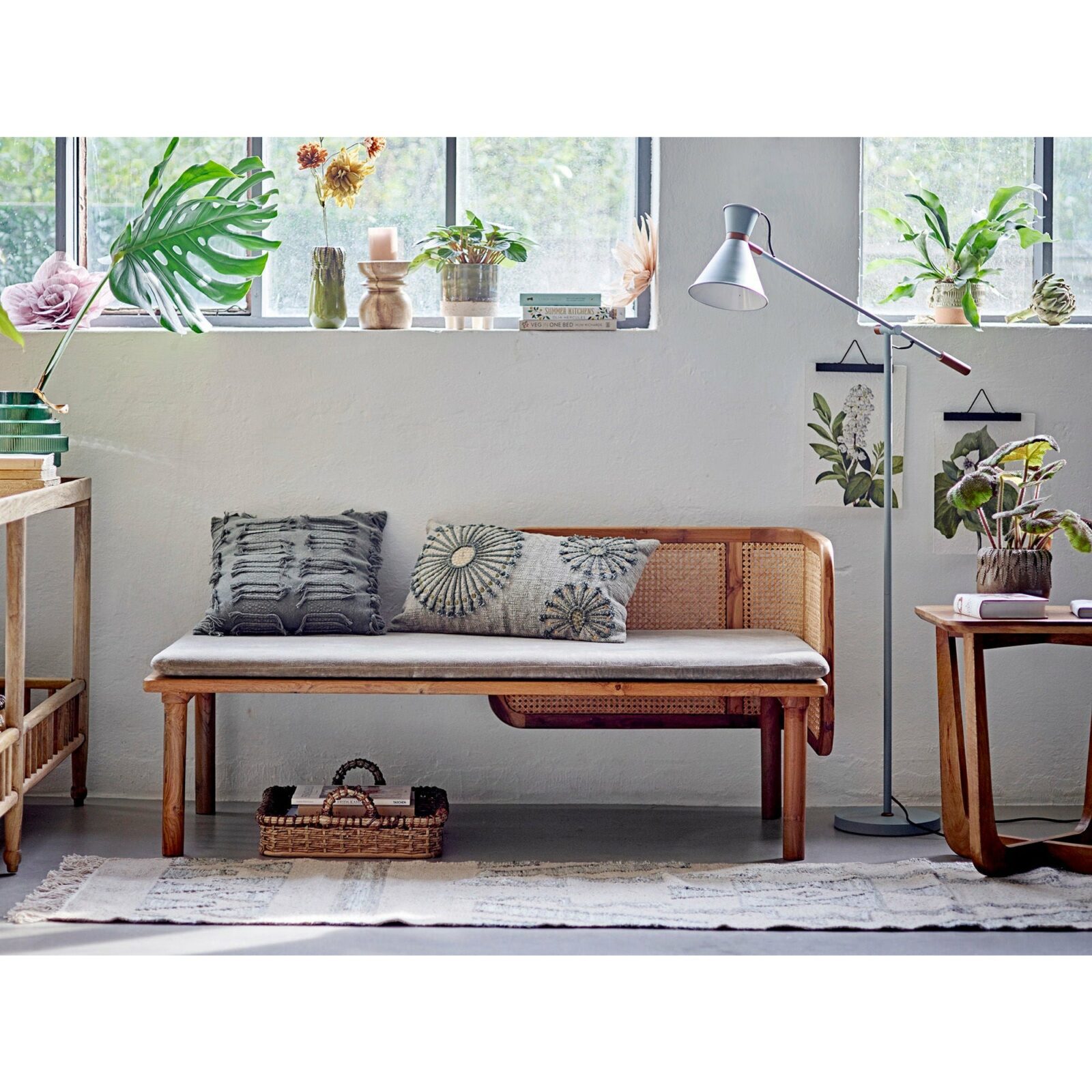 Creative Collection Delara Tæppe, Grøn, Uld