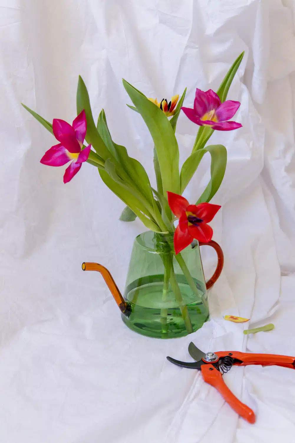 Flora Vandkande Grøn/Ravfarve