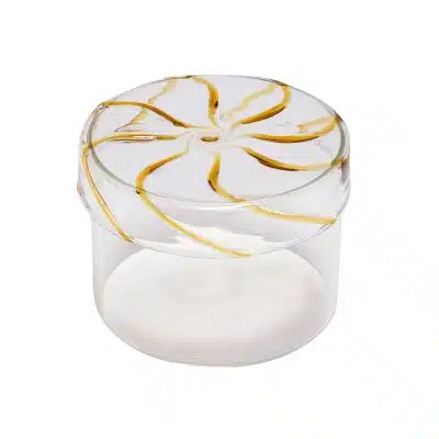 Heir Opbevaringsglas Lav Gul