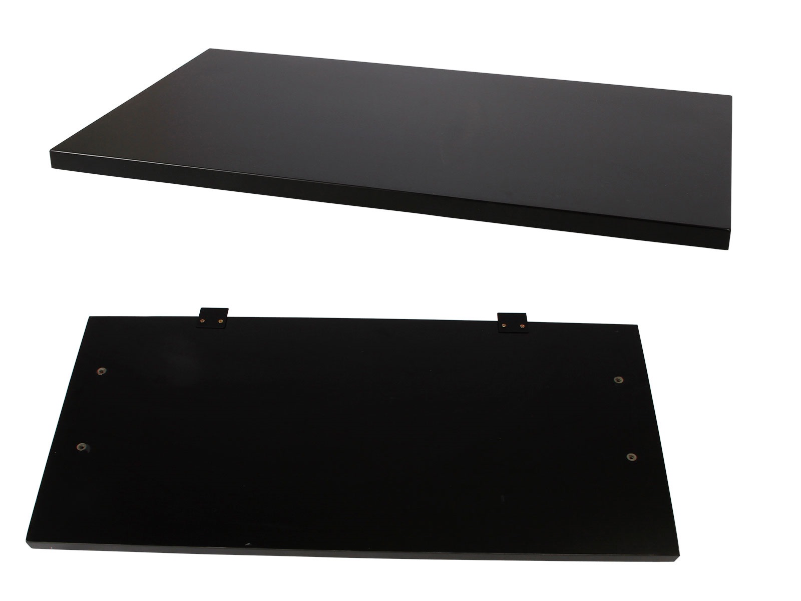 MDF tillægsplade 4x103x50cm sæt, sort