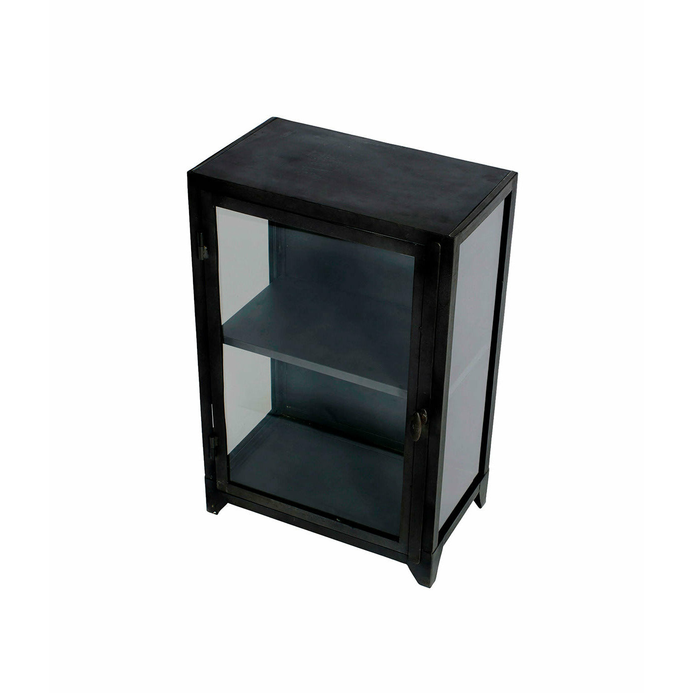 MUUBS – Glasskab lav New York – Sort Jern – B60xD40xH90 cm