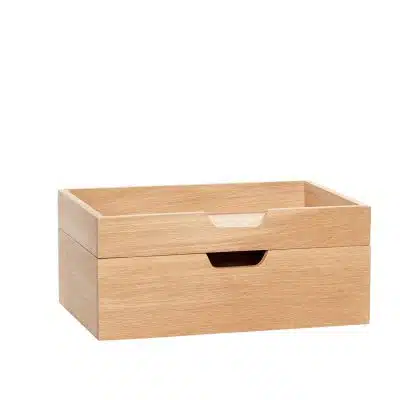 Note Opbevaringskasse Natur (sæt af 2)