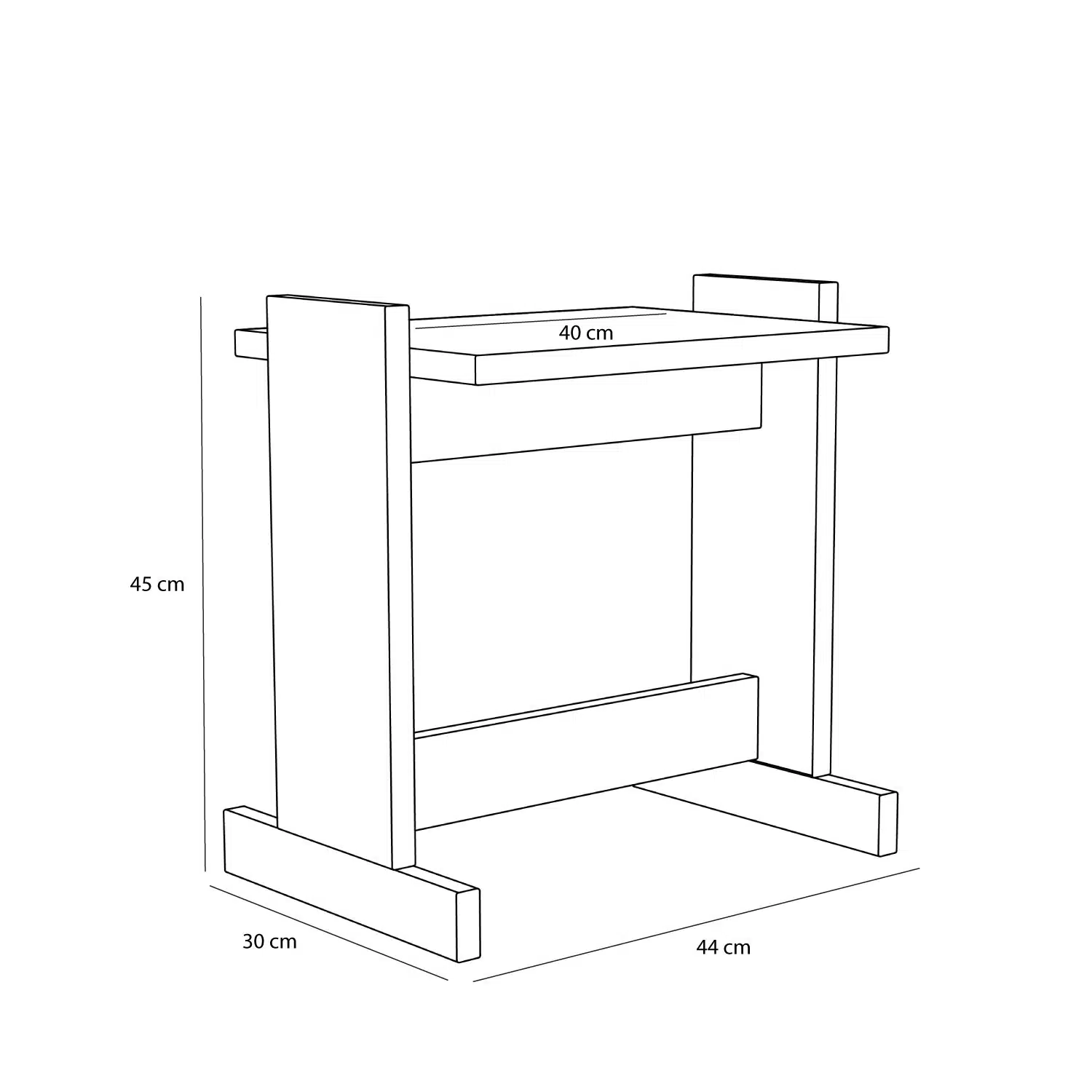 Futu Sidebord Natur