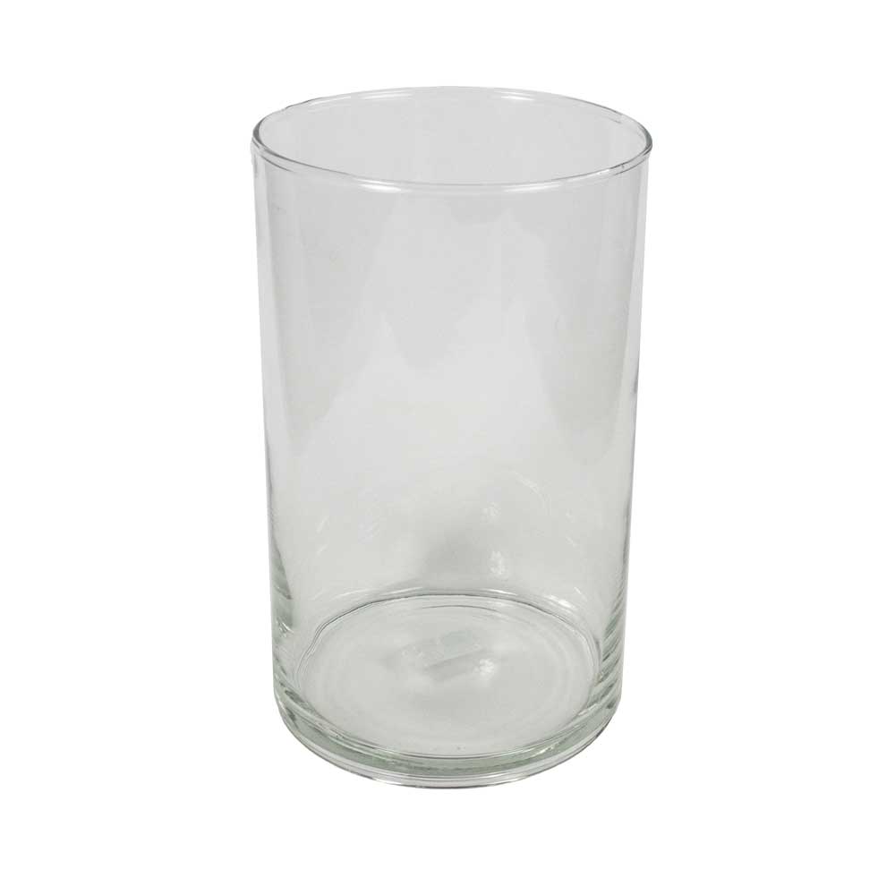 Vase til krukke – Clear – Glas – H: 25 Ø: 15 cm