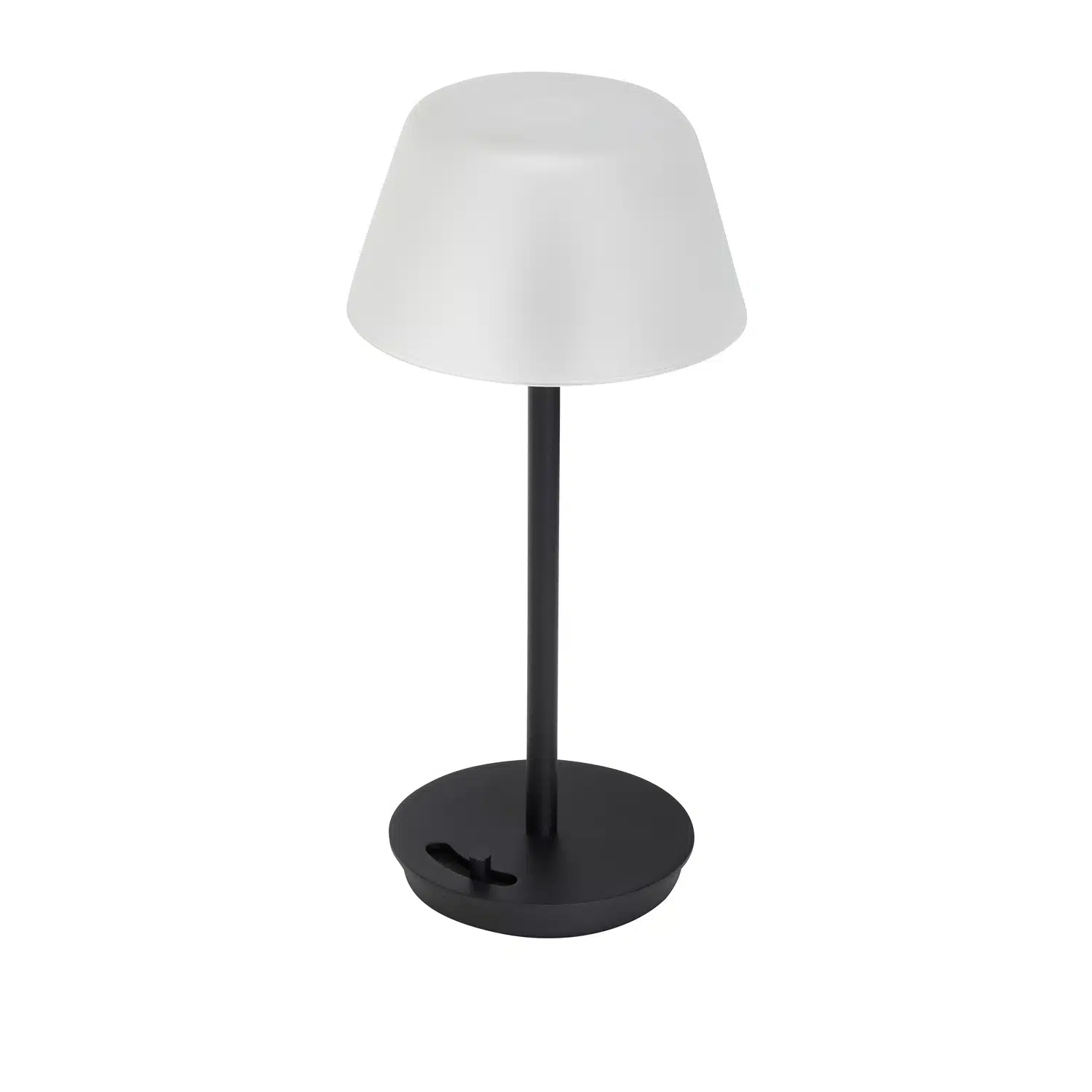 Salon Transportabel Lampe Sort