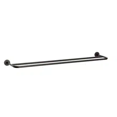 Pipe Håndklædeholder Sort
