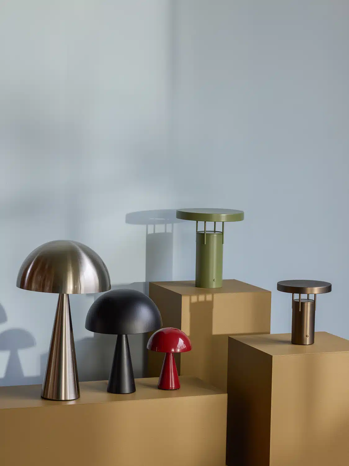 Mush Bordlampe Høj Nikkel