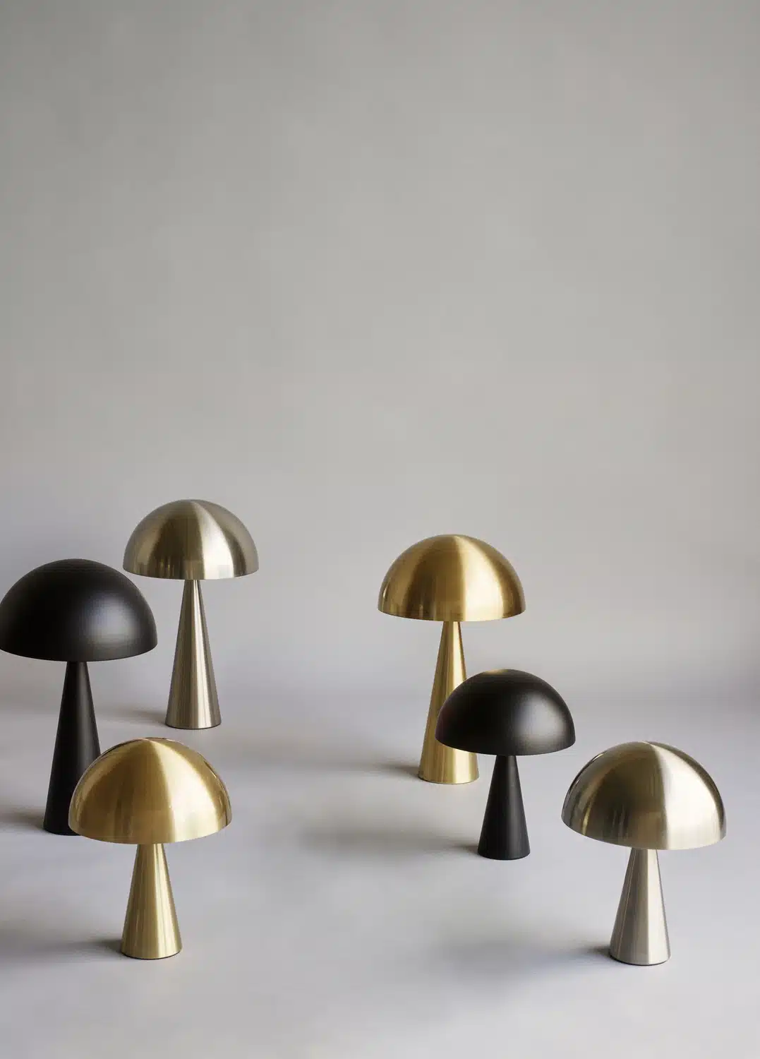 Mush Bordlampe Mini Nikkel