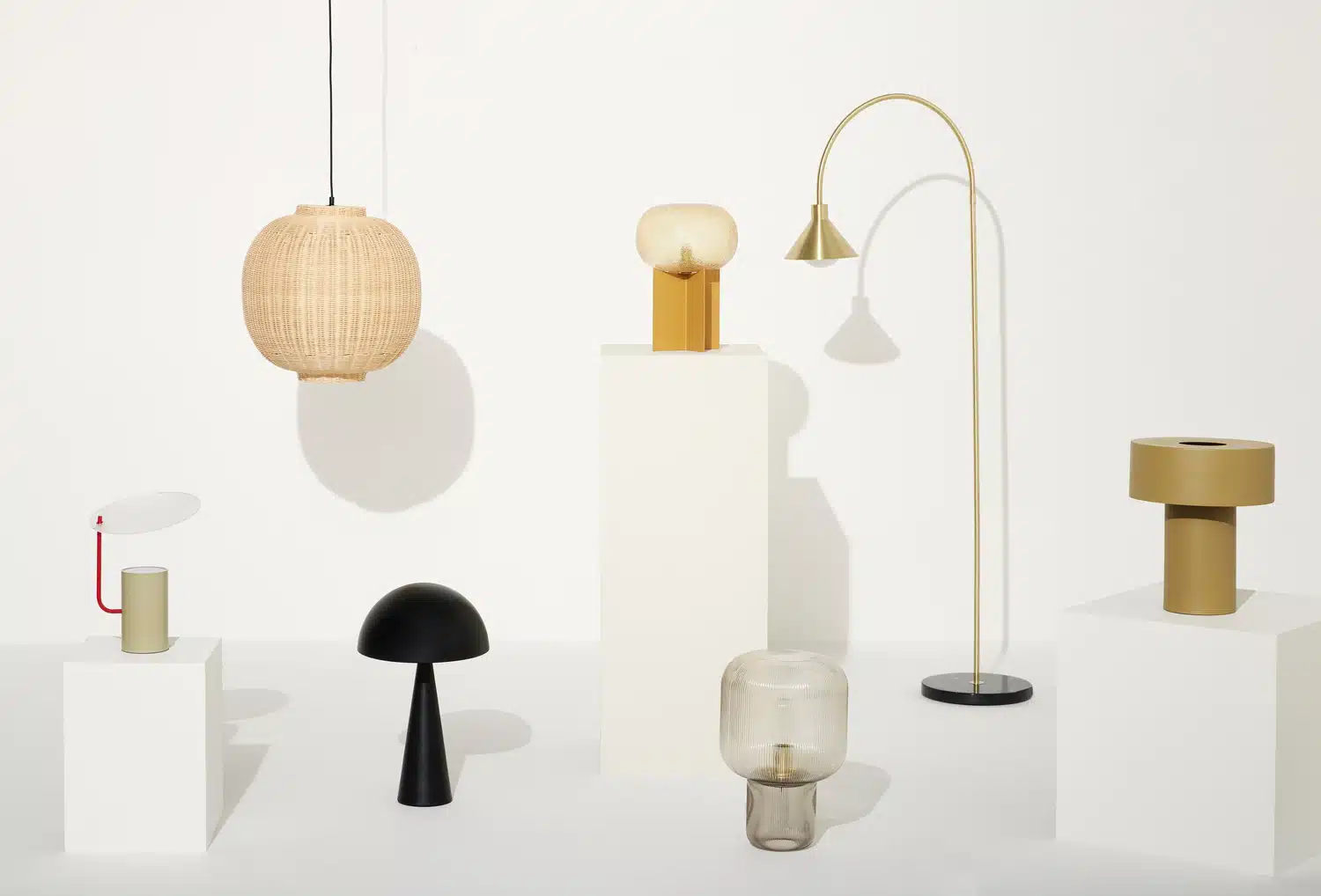 Pirum Bordlampe Brun