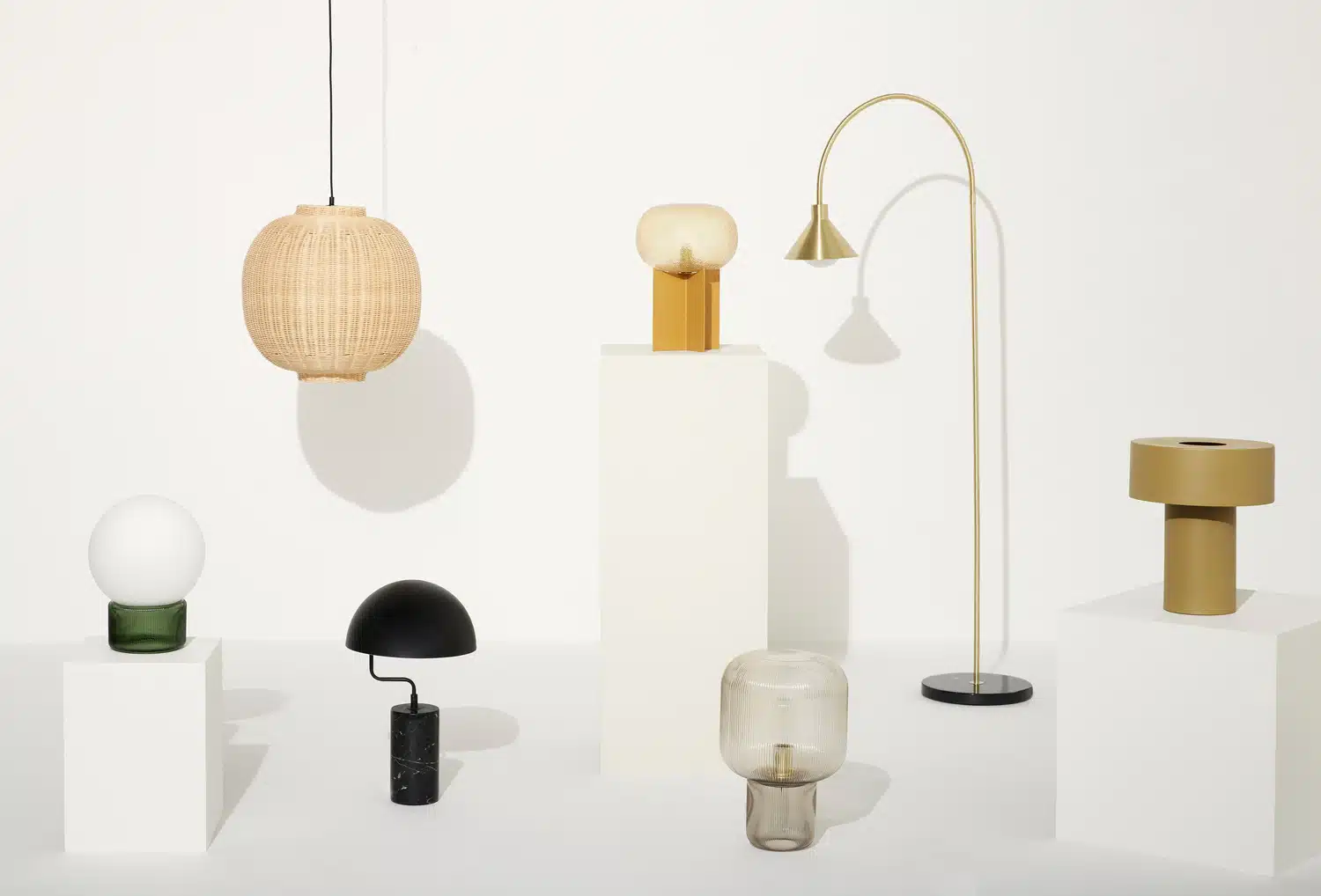 Pirum Bordlampe Brun