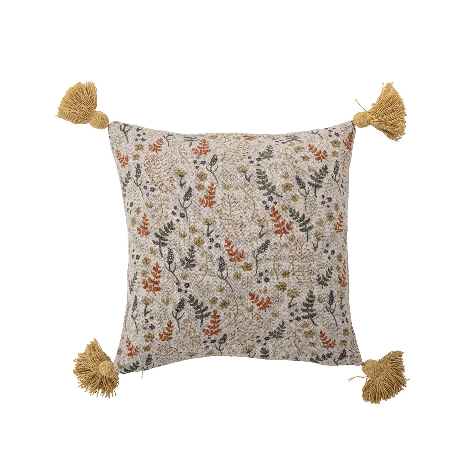 Filipa Pude, Gul, Genanvendt Bomuld – L40xW40 cm