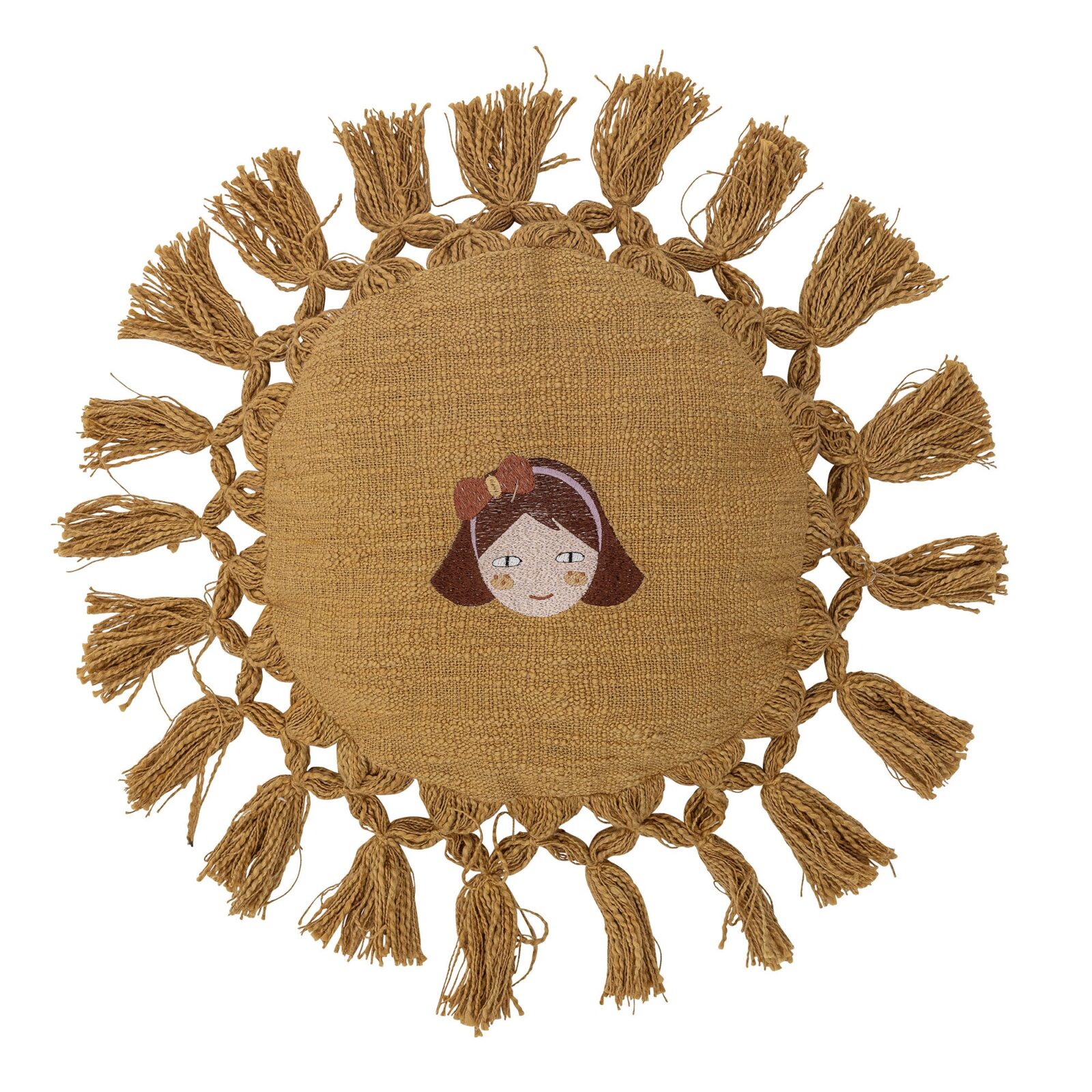 Elinna Pude, Gul, Bomuld – D34 cm