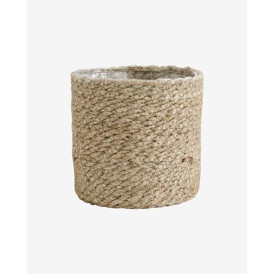 Urtepotte i jute - natur